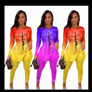 Faith- 2 PIECE FASHION JOGGERS or CASUAL WEAR multiple colors